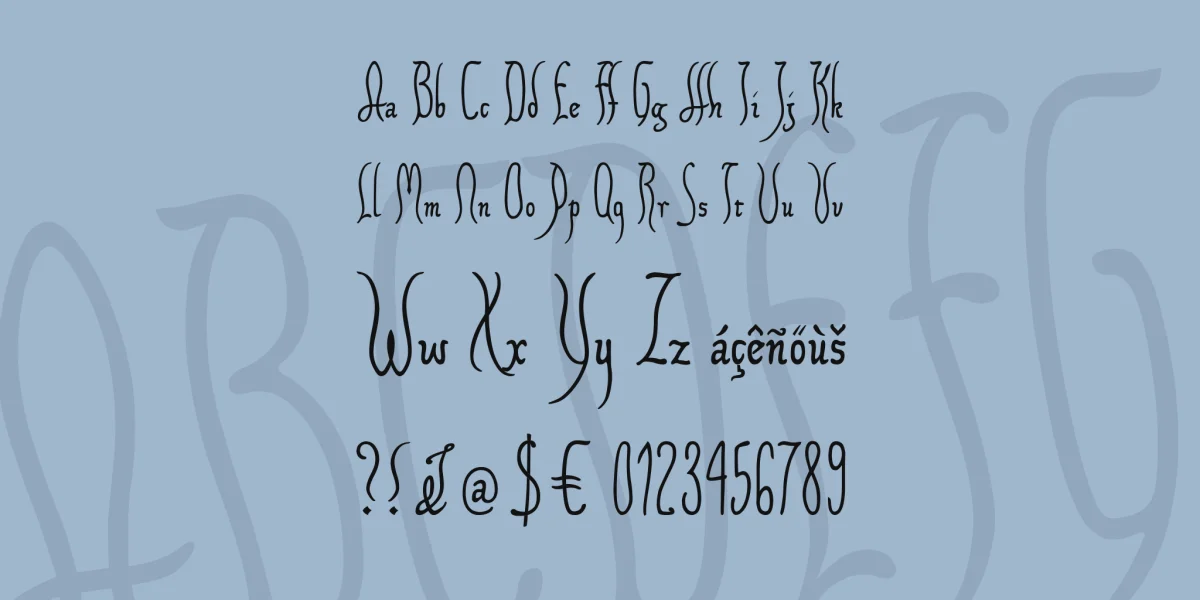 XIPAROS Font preview 5