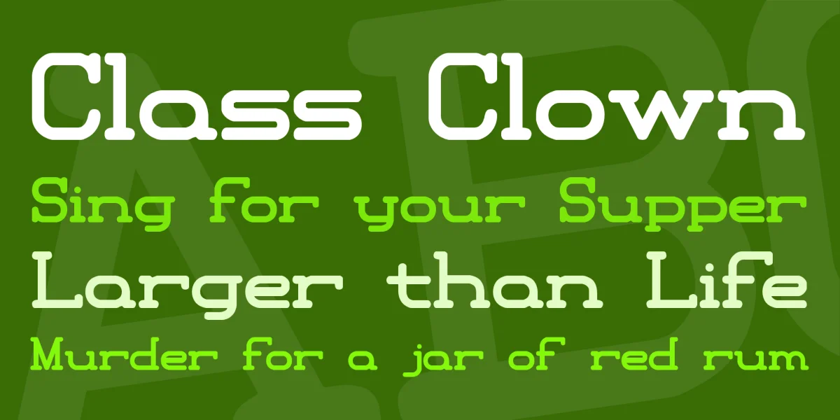 Xipital Font preview 2