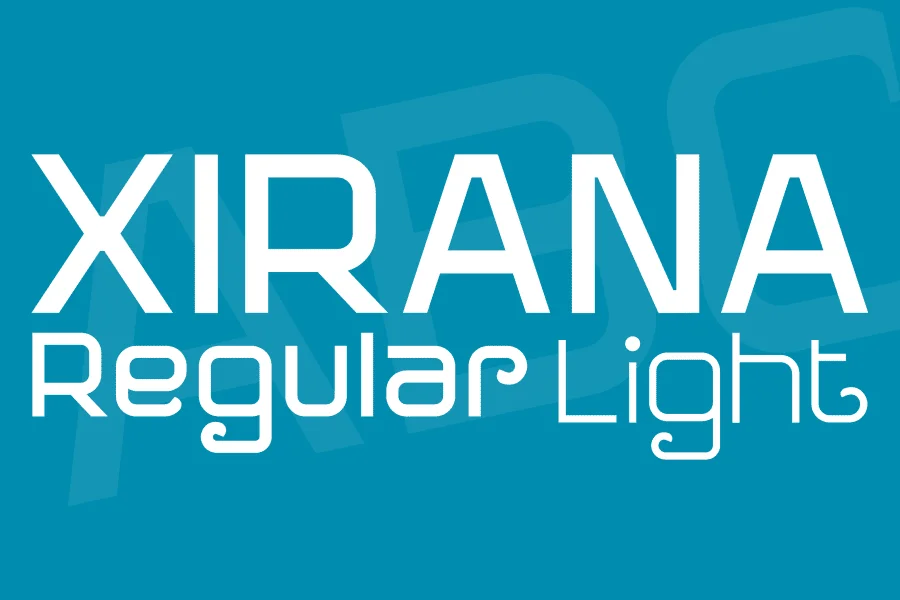 XIRANA Font Family preview 4