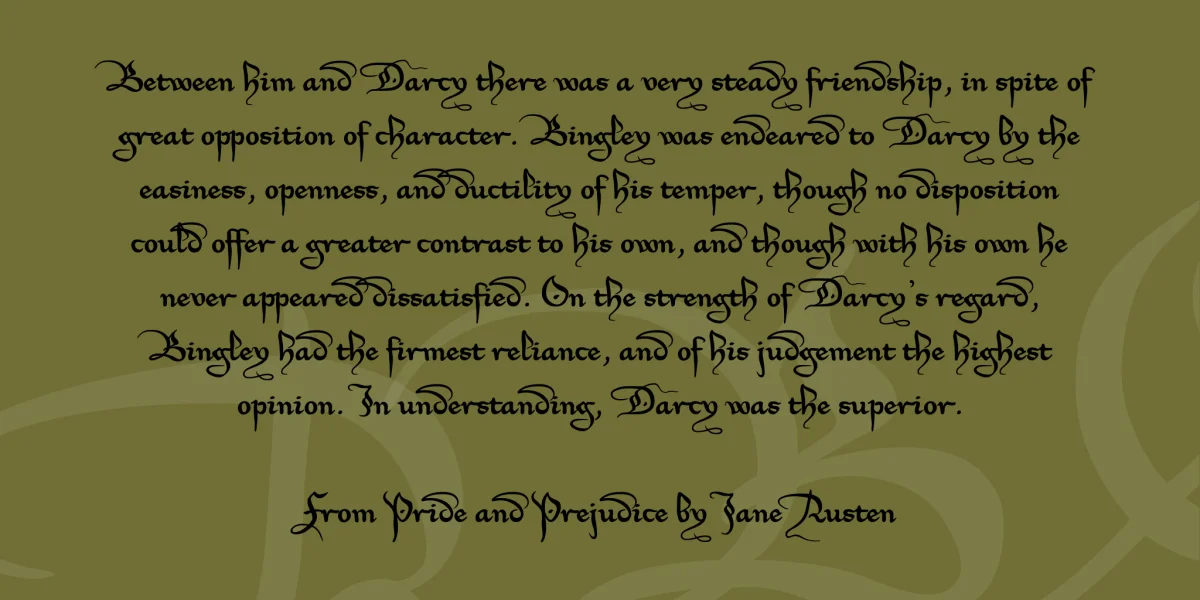 Xirwena Font preview 3