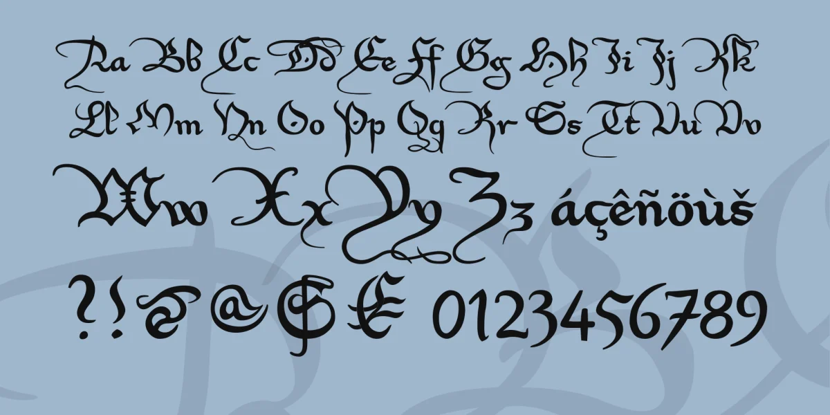 Xirwena Font preview 4
