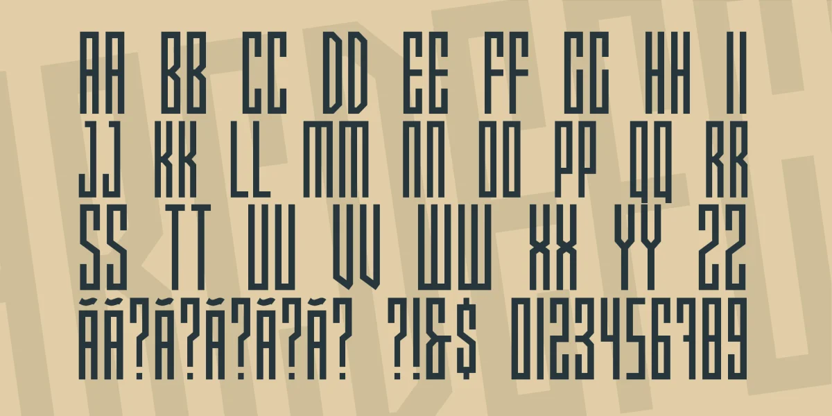 Xray Ted Font Family preview 2