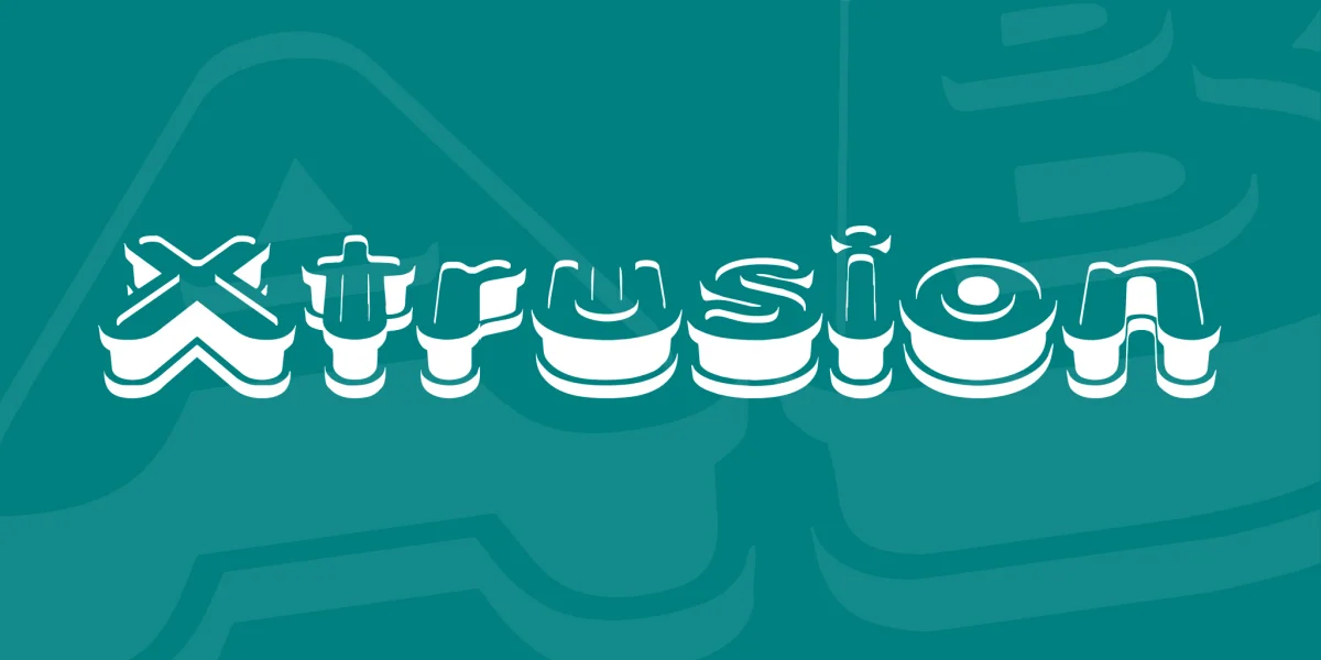 Xtrusion Font