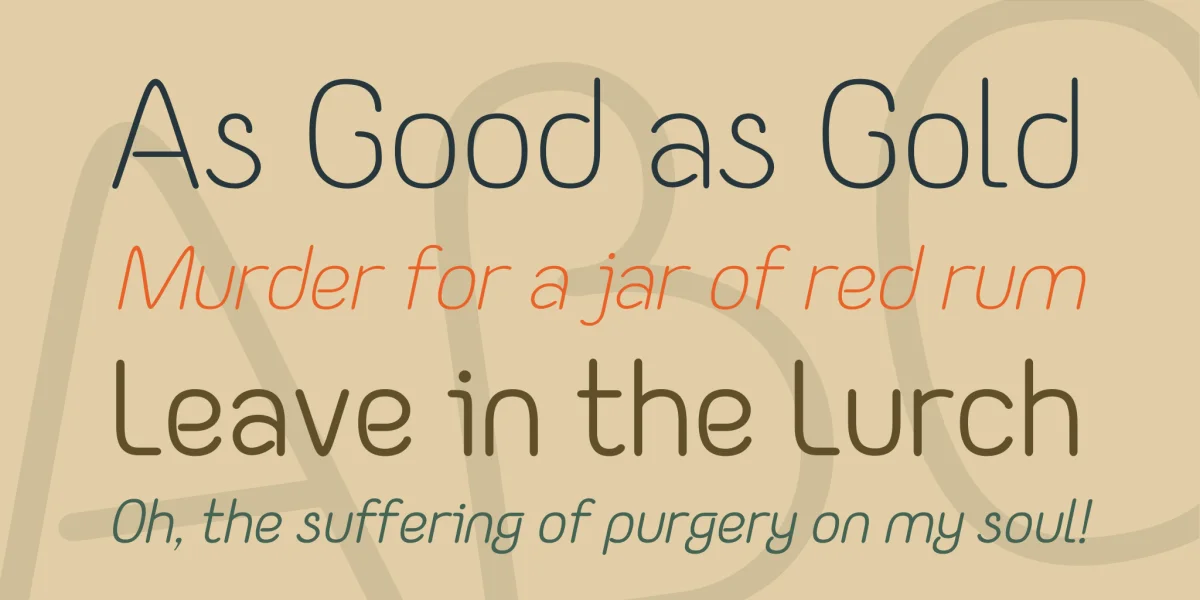 Yaahowu Font Family preview 2