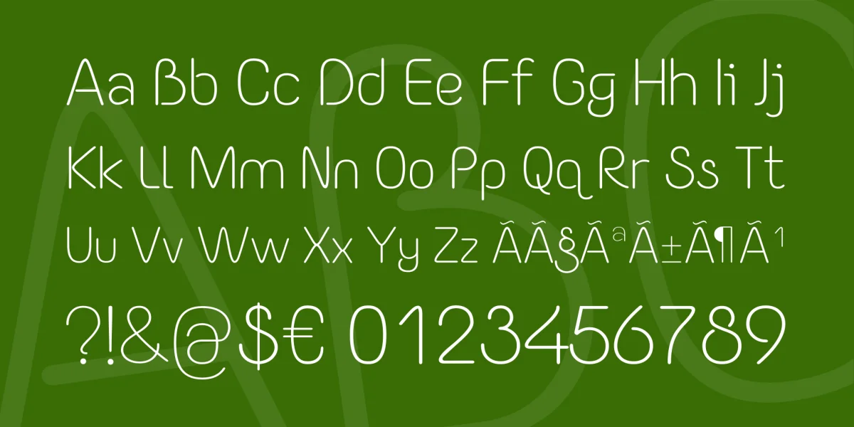 Yaahowu Font Family preview 4