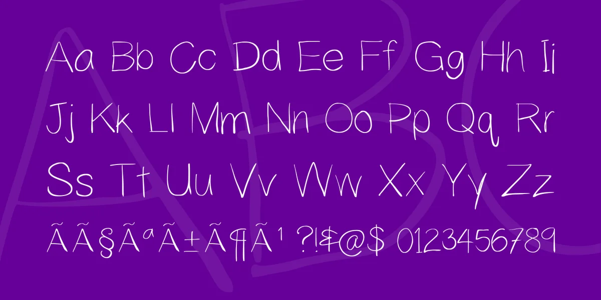 Yahfie Font Family preview 4