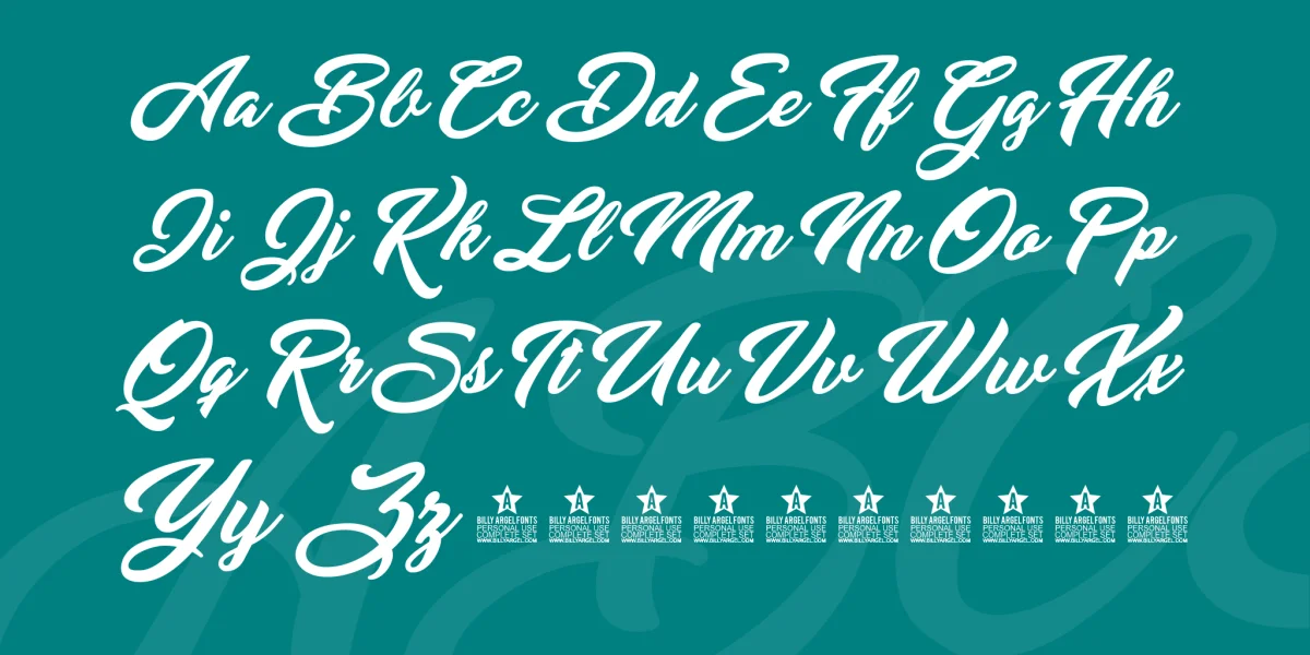 Yananeska Personal Use Font preview 4