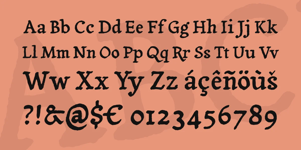 Yanone Tagesschrift Font preview 4