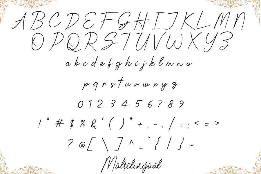 Yathel Font preview 5