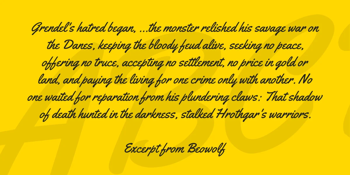 Yellowtail Font preview 3