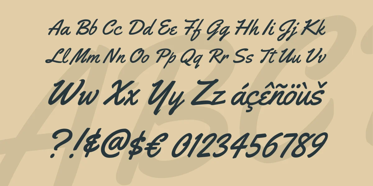 Yellowtail Font preview 4