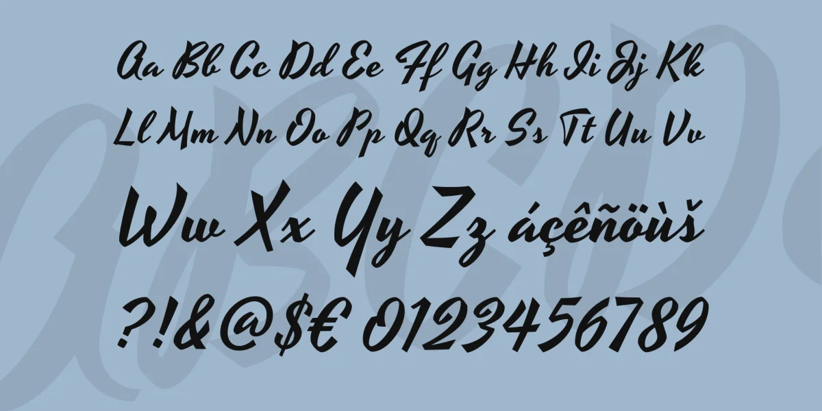 Yesteryear Font preview 3