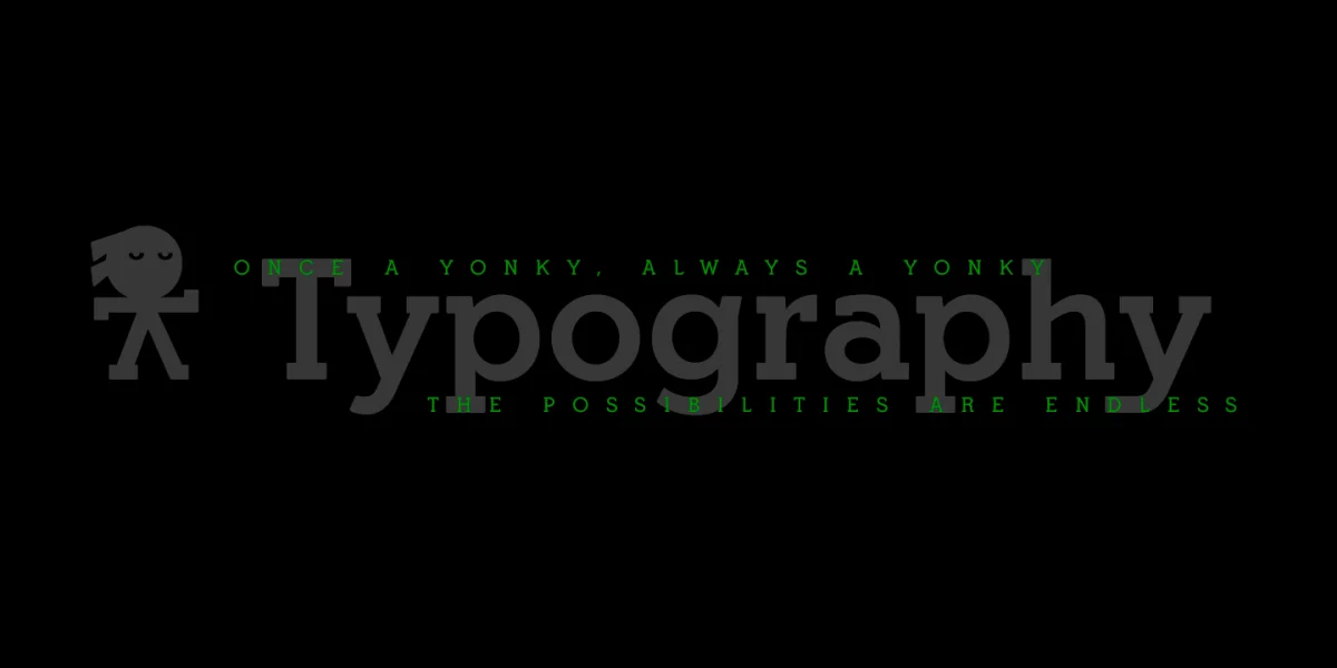 Yonky Font Family preview 4