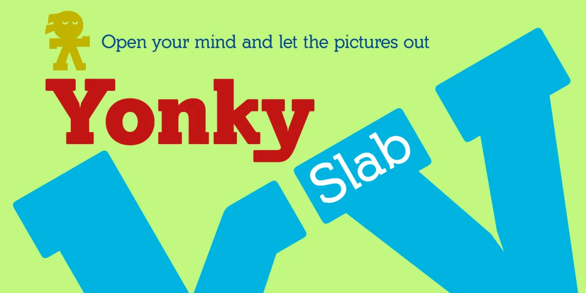 Yonky Font Family preview 5