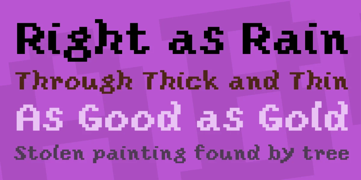 Yoster Island Font preview 2