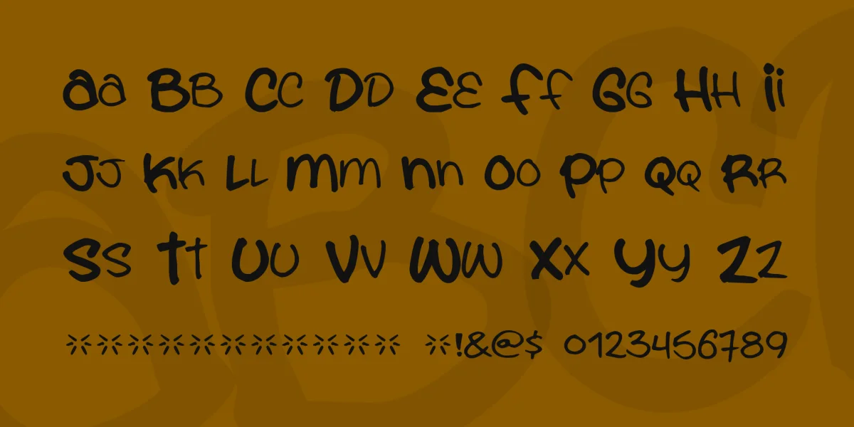 You are what you eat Font preview 4