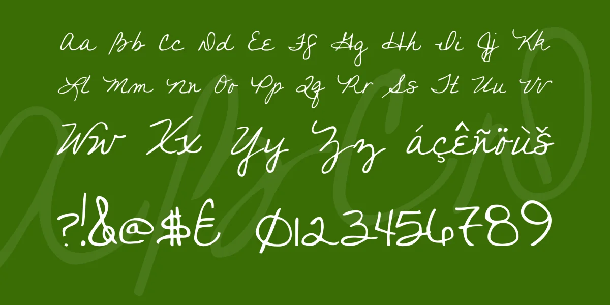 you found me Font preview 4