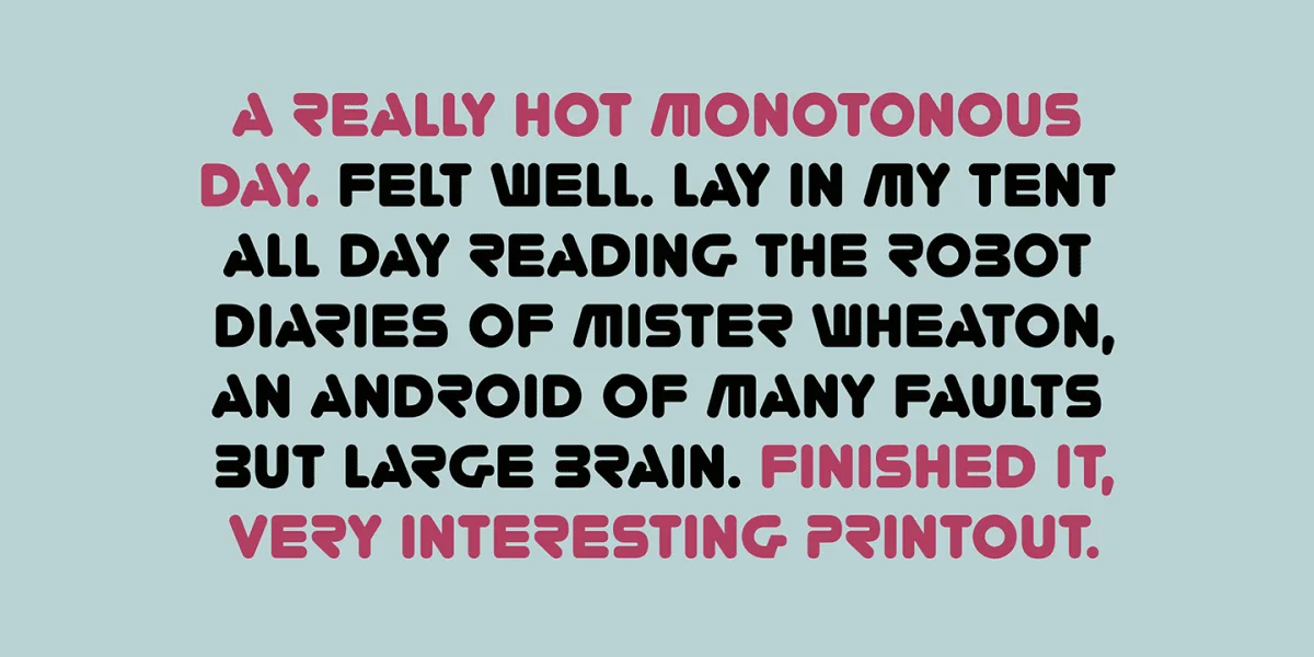 You're Gone Font Family preview 3