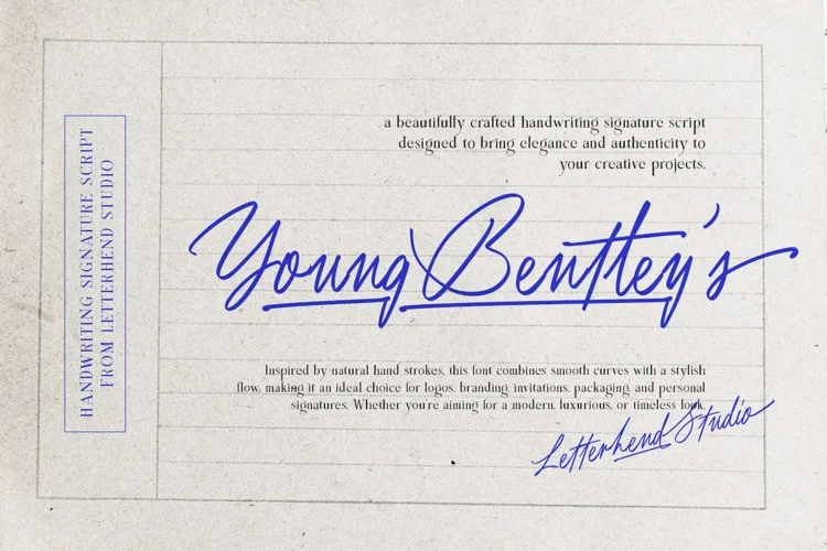Young Bentley Font
