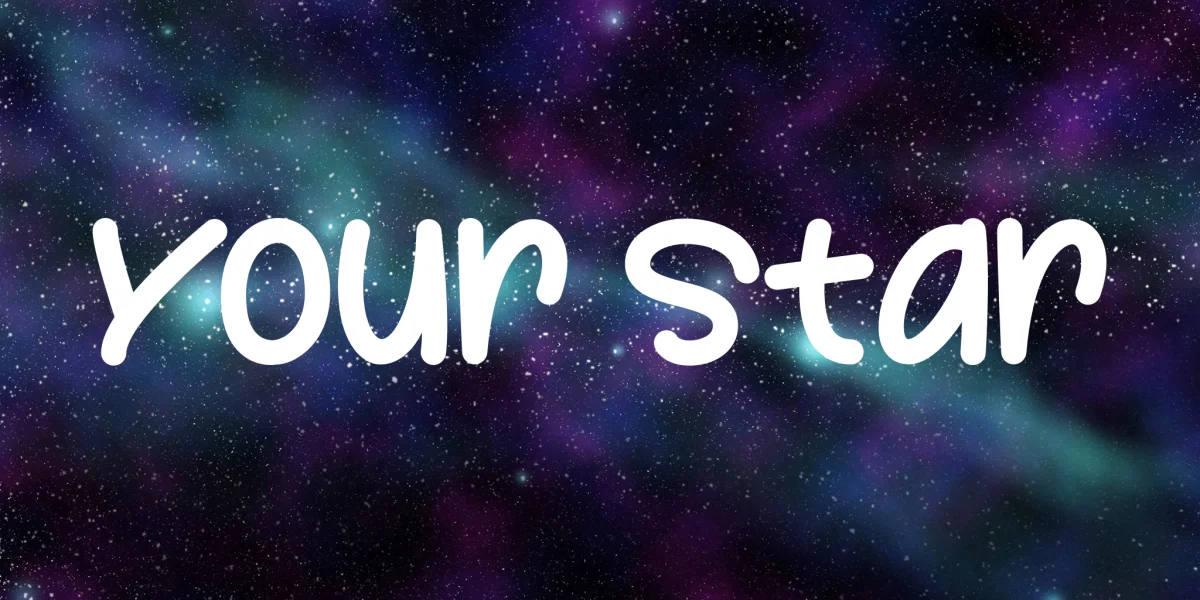 Your Star Font preview 2