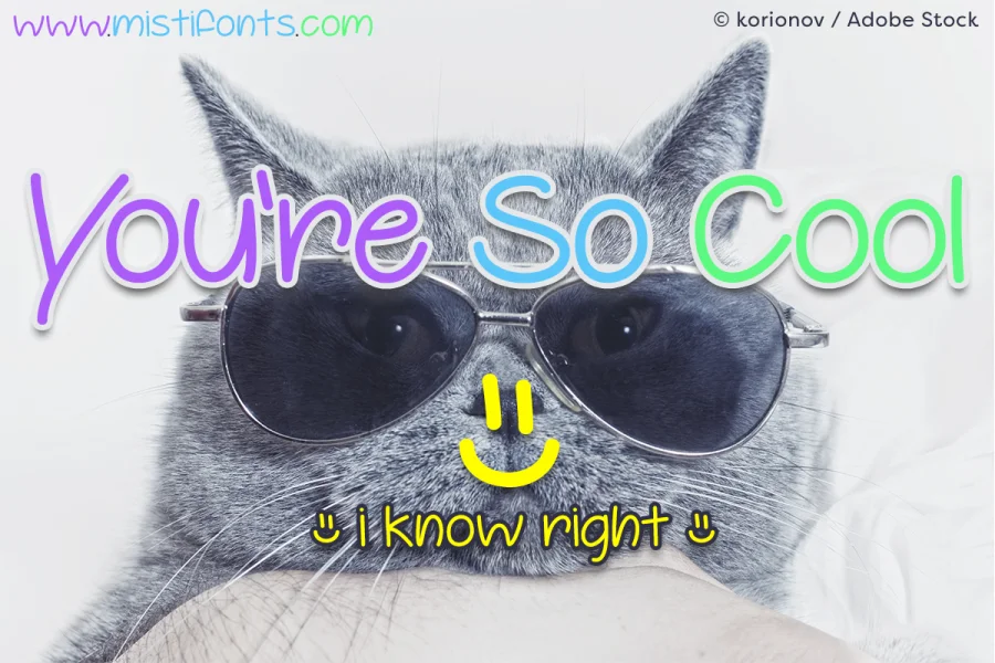 Youre So Cool Font
