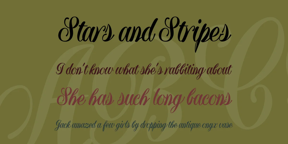 Yugoslavia Font preview 3