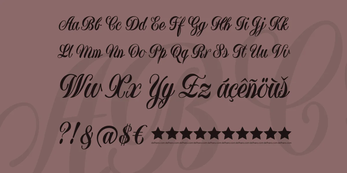 Yugoslavia Font preview 5