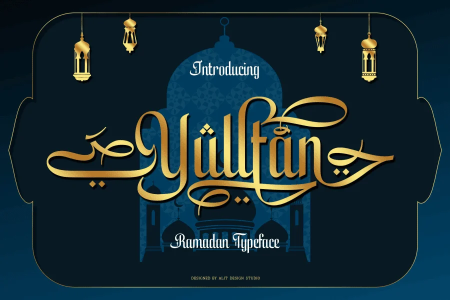 Yulltan Font preview 4