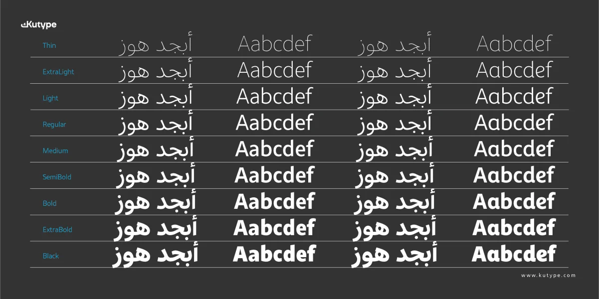 Zahir Arabic TRIAL Font preview 2