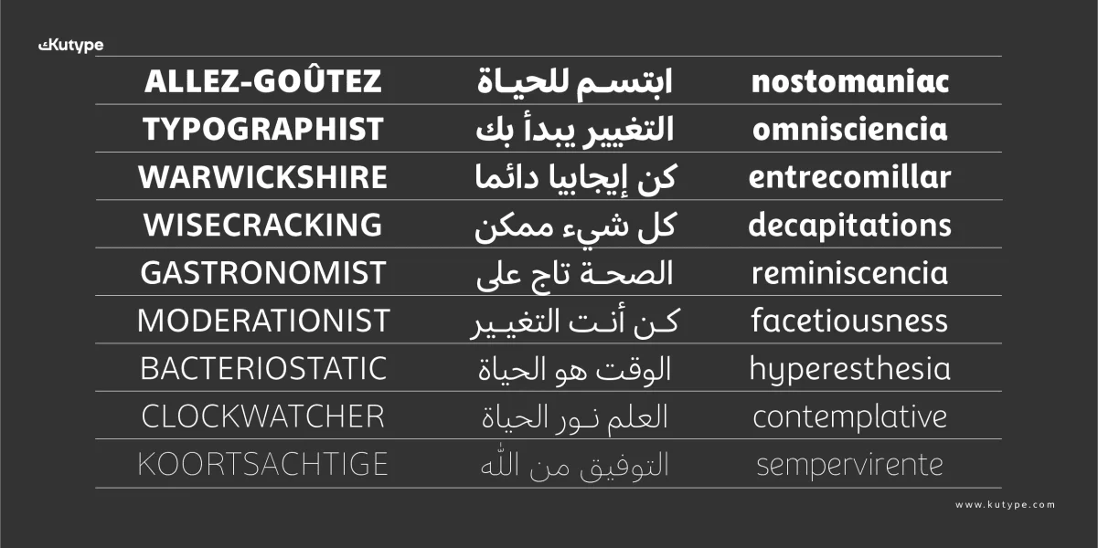 Zahir Arabic TRIAL Font preview 8