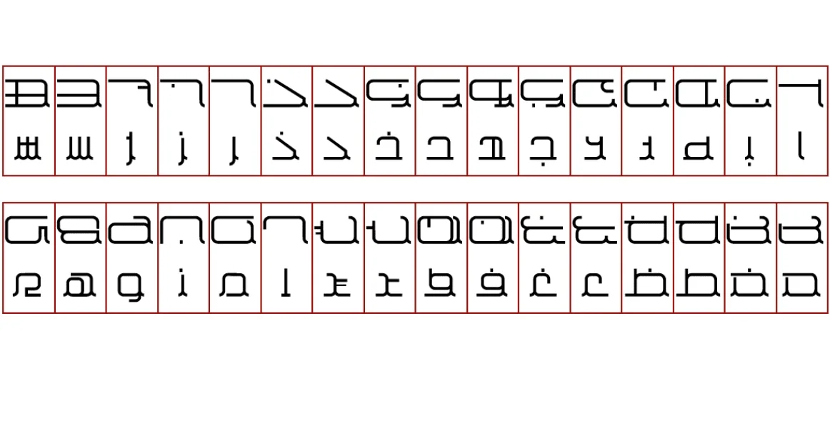 zanjir Font Family preview 6