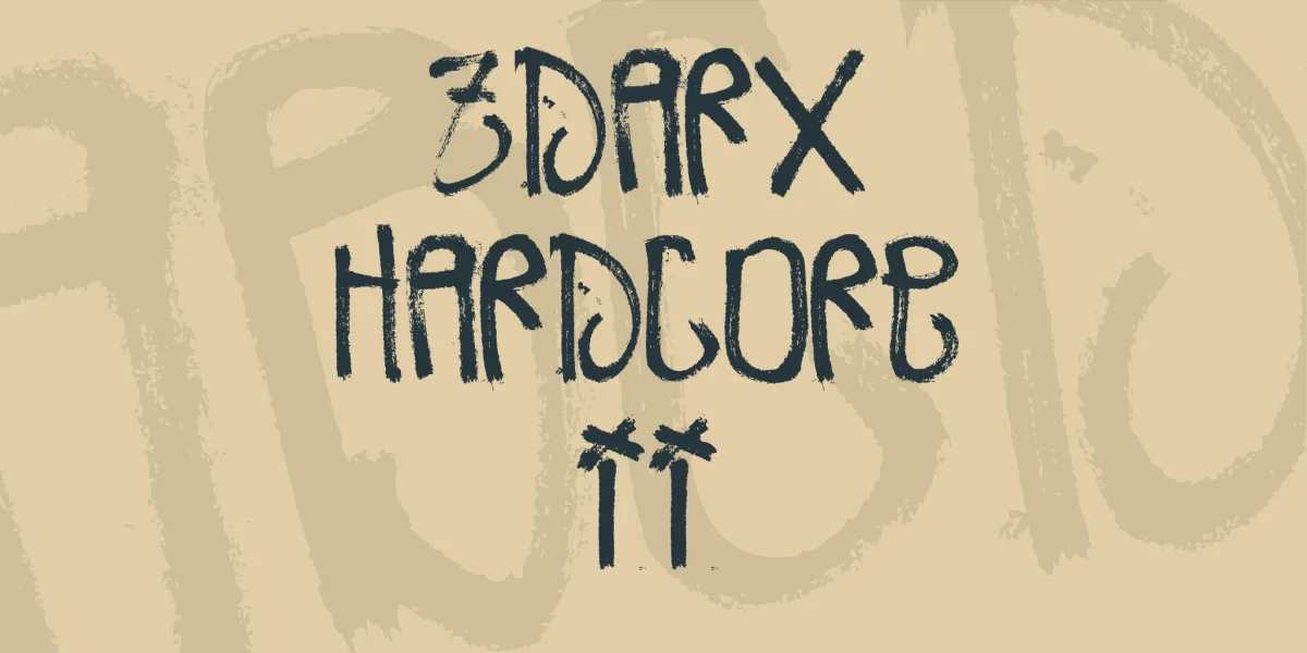 Zdarx Hardcore II Font