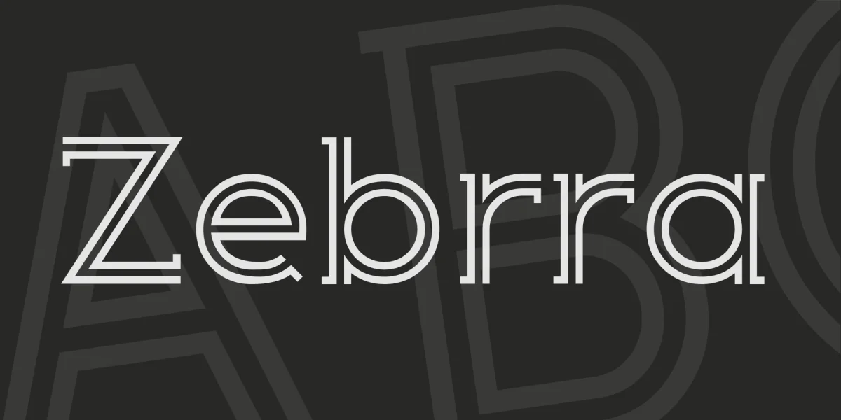 Zebrra Font