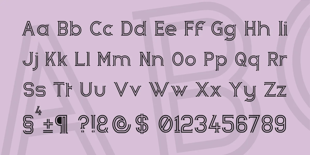 Zebrra Font preview 2