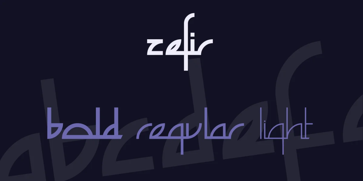 Zefir Font Family
