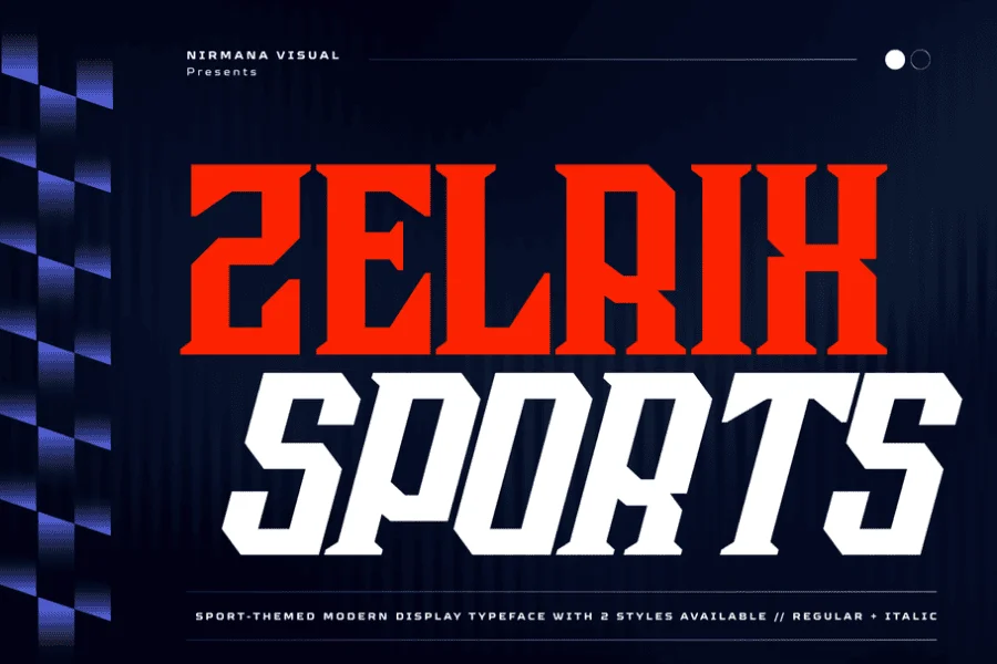 Zelrix Sports - Demo Font
