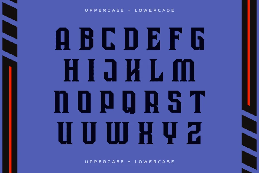 Zelrix Sports - Demo Font preview 2
