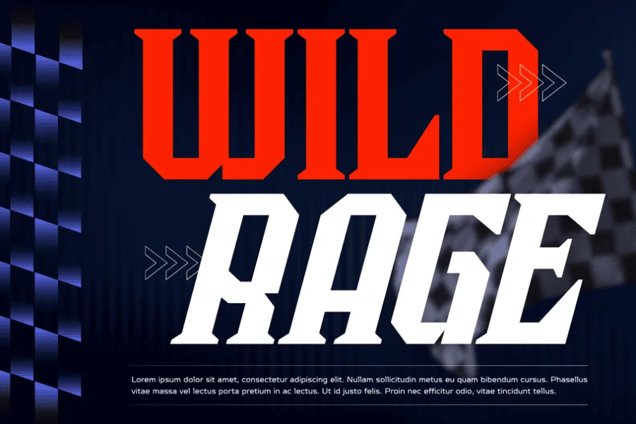 Zelrix Sports - Demo Font preview 3