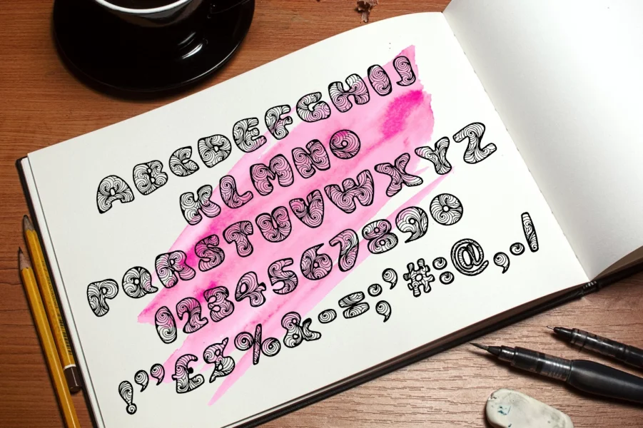 Zen3 Font preview 3