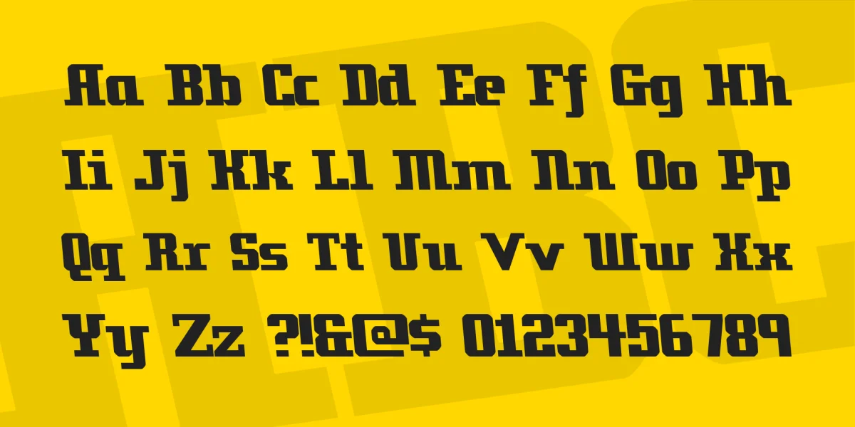 Zenith 2000 Font preview 2