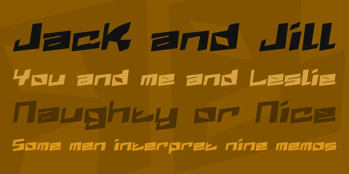 Zenith BRK Font preview 2