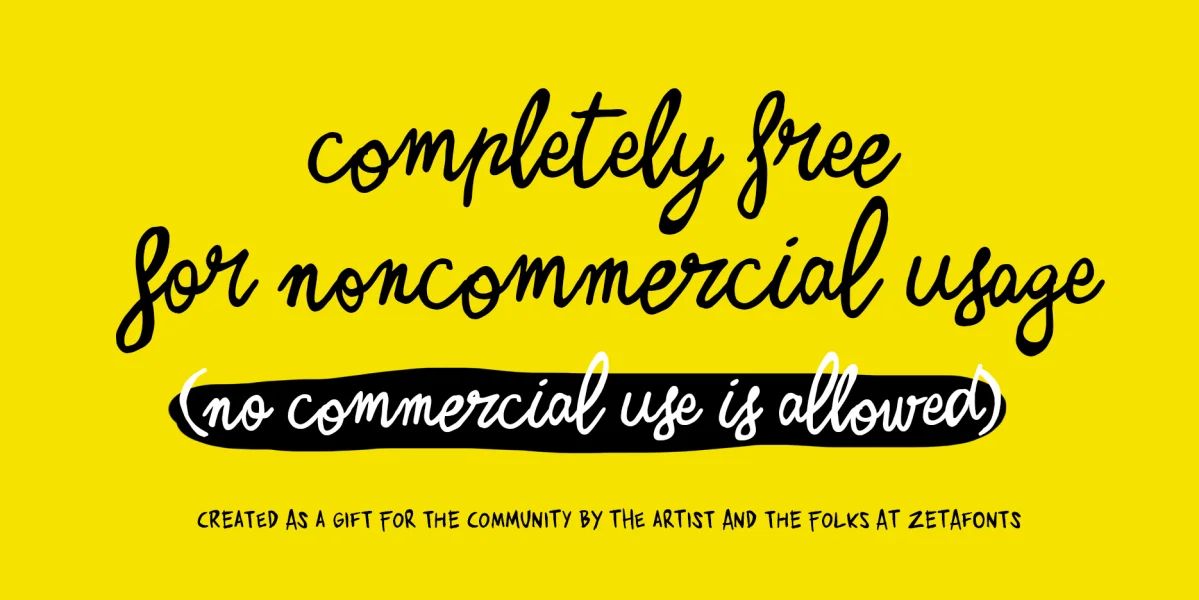 Zerocalcare Script Font Family preview 3
