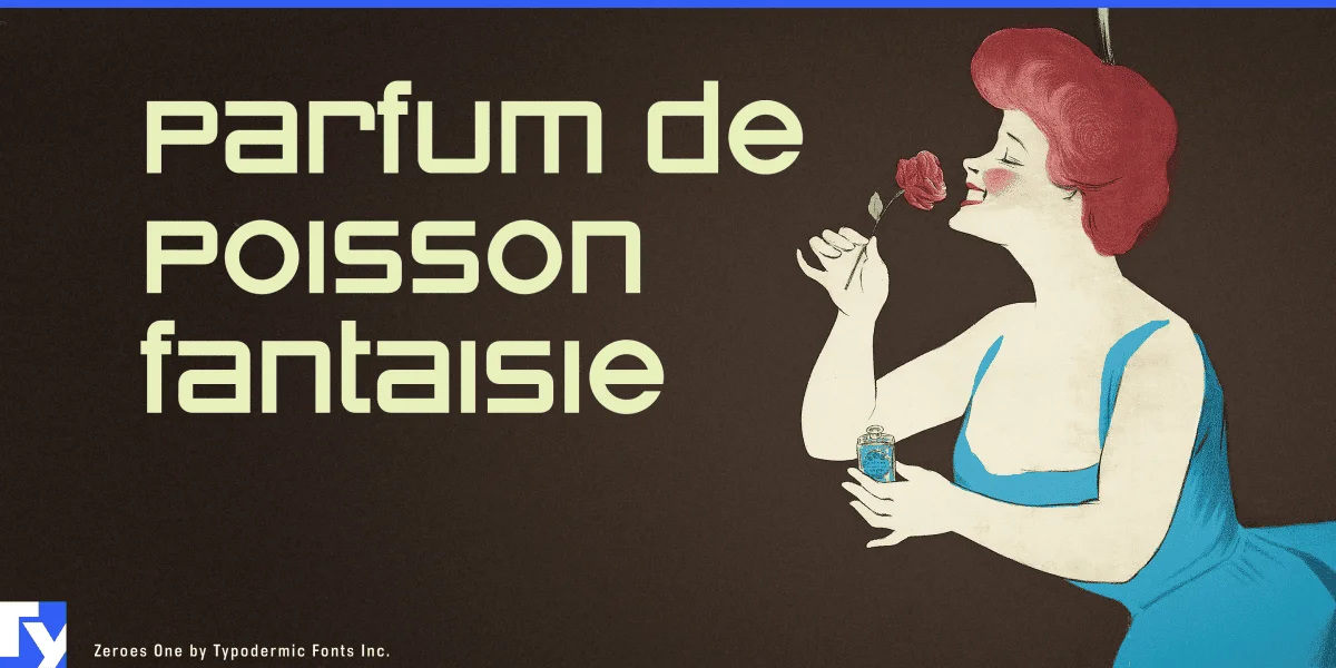 Zeroes Font Family preview 3