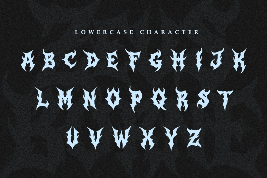 Zeus Borne Font preview 3