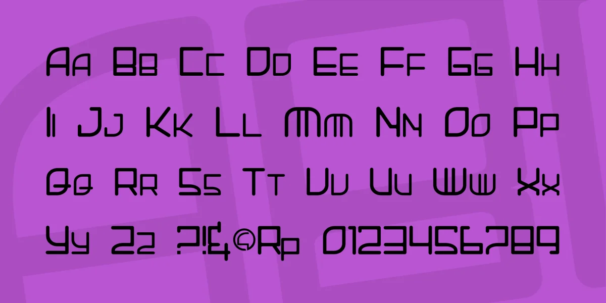 Zif-ha2 Font preview 3