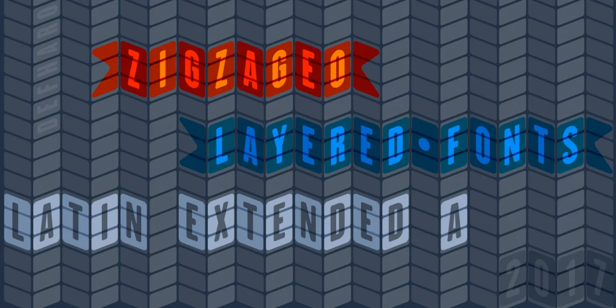 ZiGzAgEo Font preview 5