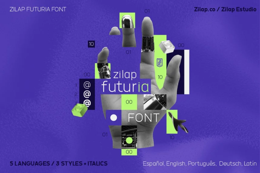 Zilap Futuria Font Family