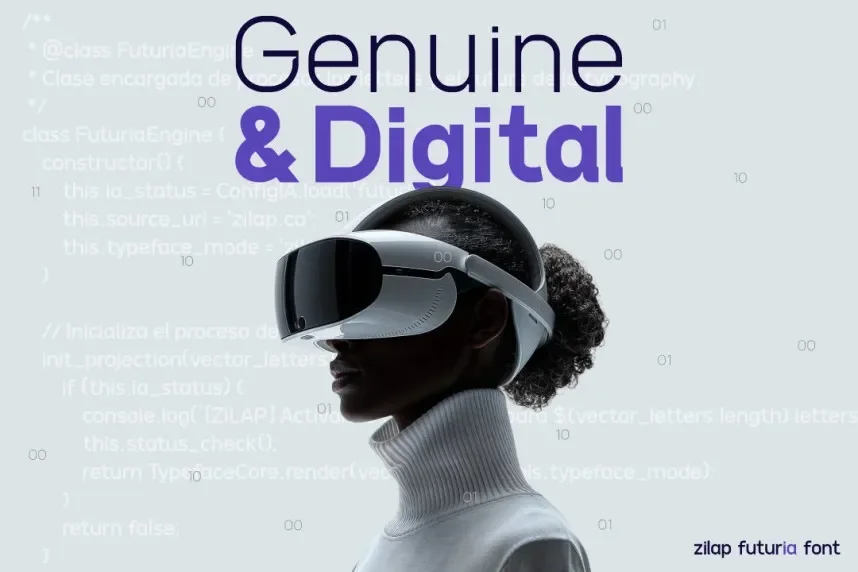 Zilap Futuria Font Family preview 6