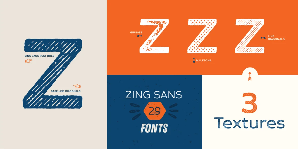 Zing Rust Font Family preview 11