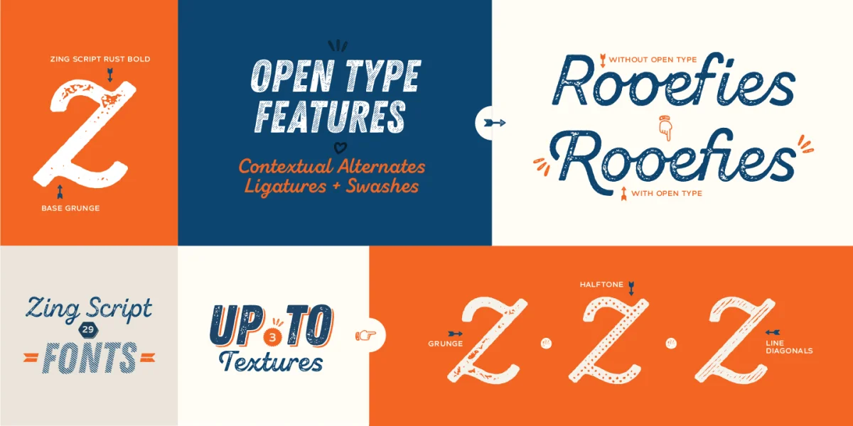 Zing Rust Font Family preview 8